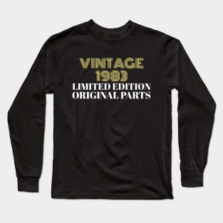 Vintage 1983 Limited Edition Original Parts Long Sleeve T-Shirt